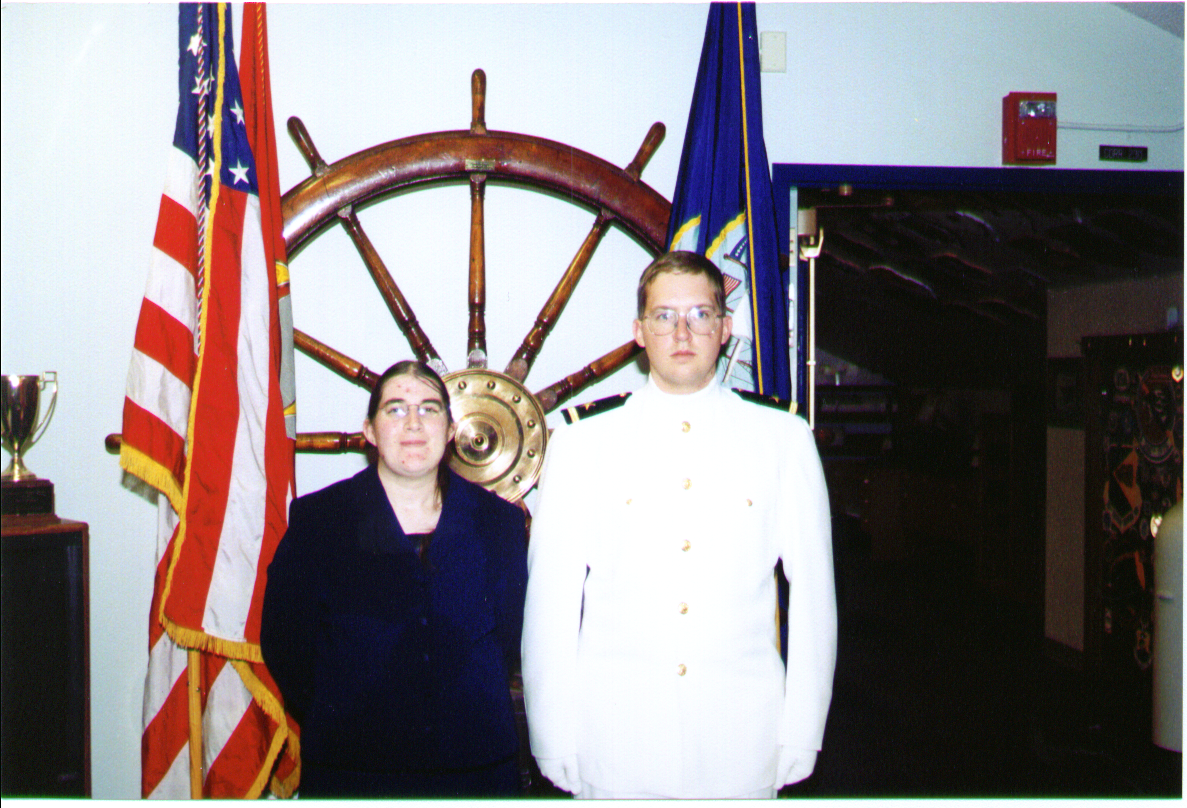 Shaun and I after his commissioning 
ceremony
